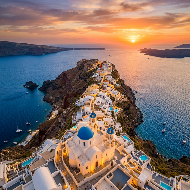 サントリーニ島